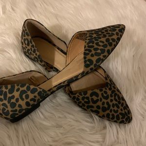 Cheetah / leopard print flats
